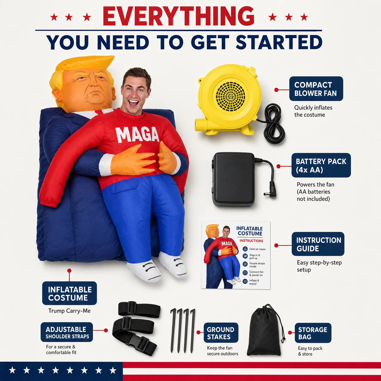 Merry Crusaders - Presidential Inflatable