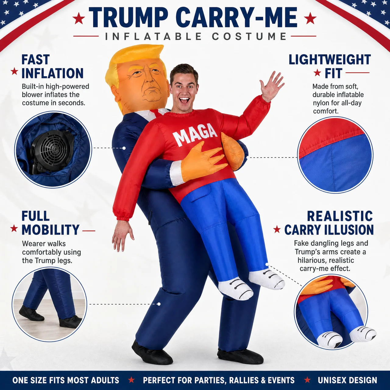 Merry Crusaders - Presidential Inflatable